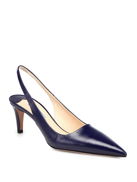 prada navy blue heels|prada heels.